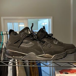 Air Jordan 4 black cat sz 13 used